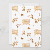 Boho Clothesline Baby shower Hartelijk dank Kaart (Achterkant)