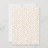 Boho Clothesline Baby shower Kaart (Achterkant)