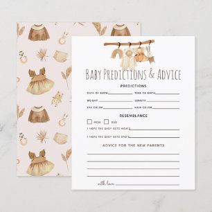 Boho Clothesline Girl Baby Predications & Advice