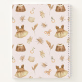 Boho Clothesline Girl Baby shower livre d'invités (Dos)