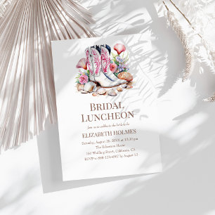Boho Coastal Cowgirl Bridal Luncheon uitnodiging
