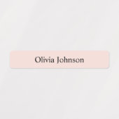 Boho color Kids Waterproof Nom Étiquettes (Design 1)