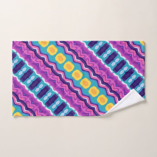 Boho coloré 37 (Serviette à main)