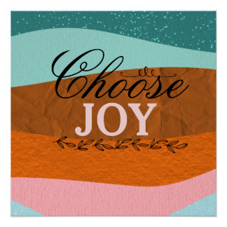 Boho Colorful Inspirerend Quote Glossy Wall Pos Perfect Poster