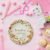 Boho Country Rustieke Herfst Herfst Vrijgezellenfe Papieren Bordje (Feest)