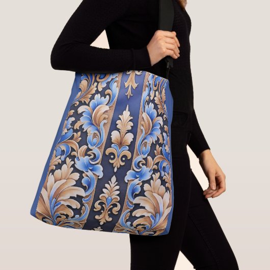 Boho Cowgirl Westerse Bloemendamast Crossbody Tas (Dichtbij)