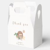 Boho Cozy Teddy Bear Slaap Baby shower Dank u Bedankdoosjes (Geopend)