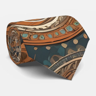 Boho Cravate Bleu Brown Combo Style Eclectique Nec