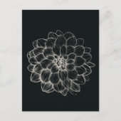 Boho Cream Dahlia Briefkaart (Voorkant)