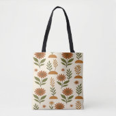 Boho Cream et Sac fourre-tout Brown Shapes (Devant)