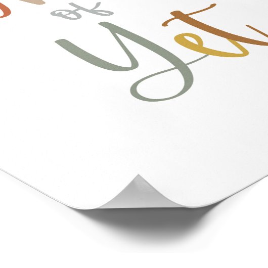 Boho Croyez en la puissance d'encore Poster (Coin)