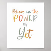 Boho Croyez en la puissance d'encore Poster (Devant)