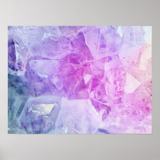 Boho Crystal Kleurrijke Mineral Art Fotografie Poster
