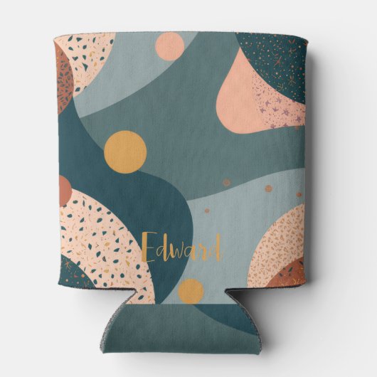 Boho Custom Name Blikjeskoeler (Achterkant)