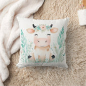 Boho Cute Calf Coussin Pastel Green (Couverture)