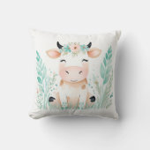 Boho Cute Calf Coussin Pastel Green (Recto)