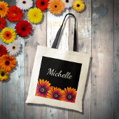 Boho Daisies Rustieke Bloemen Botanisch Wit Tote Bag