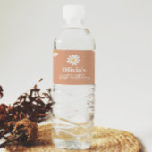 Boho Daisy Anniversaire fête Étiquette bouteille d