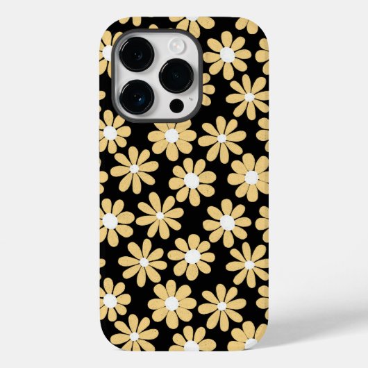 Boho Daisy Art - schetsmatig met de hand getekend Case-Mate iPhone Case (Achterkant)