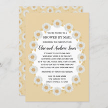 Boho Daisy Baby Girl Baby shower per post