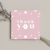 Boho Daisy bedankje Bedankkaart