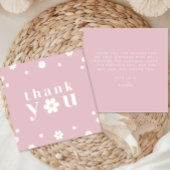 Boho Daisy bedankje Bedankkaart