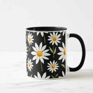 Boho Daisy Bloemen-Minimalistische Lente Bloei Aes Mok