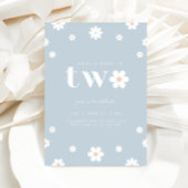 Boho Daisy Invitation du deuxième anniversaire