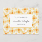 Boho Daisy Pluie Baby shower Cartes de conseil (Devant)