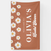 Boho Daisy Vrijgezellenfeest Welkom Spandoek (Verticaal)