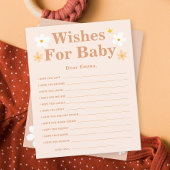 Boho Daisy wenst baby advies kaarten