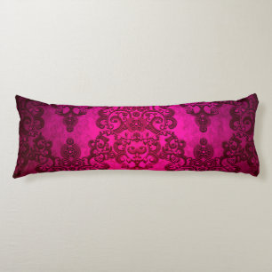 Boho Damask Diep Glanzend Roze Victoriaanse Stijl Lichaamskussen
