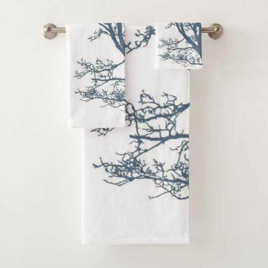 Boho d'arbre simple bleu (En situation)