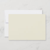 Boho Deco d'automne | Carte RSVP de mariage rouill (Dos)