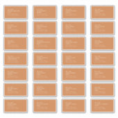 Boho Deco d'automne | Étiquette de adresse invité (Devant)