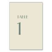 Boho Deco d'automne | Panneau Numéros de table de (Dos)
