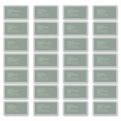 Boho Deco d'automne | Sage Green Étiquette de adre (Devant)