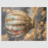 Boho Decoupage Versierde  heteluchtballon Tissuepapier (Voorkant)