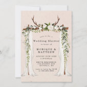 Boho Deer Antlers Canopy Wedding Shower (Voorkant)