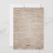 Boho Deer Antlers | Rustige kerstfoto Feestdagenkaart (Achterkant)