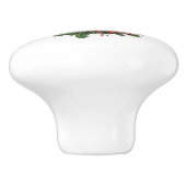 Boho Deer Antlers | Rustische kerstbeker Keramische Knop (Zijkant)