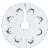 Boho Deer Antlers | Rustische kerstbeker Kerstboom Rok (Voorkant)