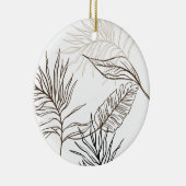 Boho Deer Blijf Wild Gypsy Kind Keramisch Ornament (Rechts)