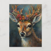 Boho Deer Briefkaart (Voorkant)