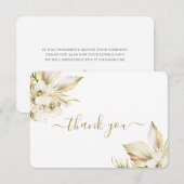 Boho Desert bedankkaart (Voorkant / Achterkant)