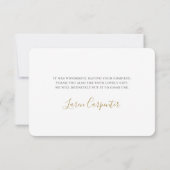 Boho Desert bedankkaart (Achterkant)