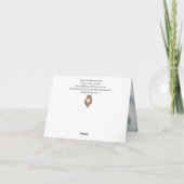 Boho Desert Cactus Waterverf Scenery Kaart (Achterkant)