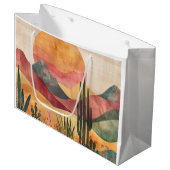 Boho Desert Landscape - Zuidwestelijke Natuur Groot Cadeauzakje (Voorkant Gekanteld)