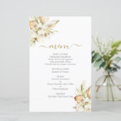 Boho Desert Menu Kaart (Staand voorkant)