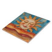 Boho Desert Sun Tegeltje (Zijkant)